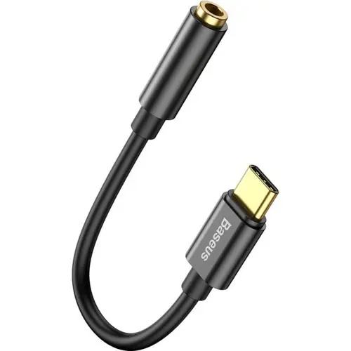 Adaptor Audio Baseus CATL54-01, USB Type-C - Jack 3.5 mm  (Negru)