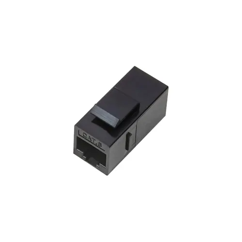 Conector RJ45-RJ45 pentru panou UTP, Alantec, Cat.5e, Negru