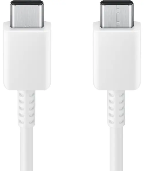 Cablu Date si Incarcare USB-C - USB-C Samsung EP-DA705BWE, 25W, 1m, GP-TOU021RFBWW, Bulk (Alb)
