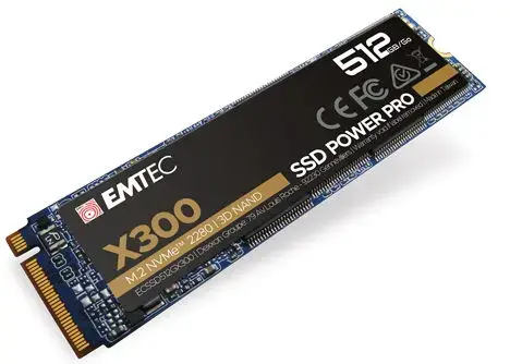 SSD EMTEC X300 Power Pro, 512GB, PCI Express x4, NVMe PCIe M.2