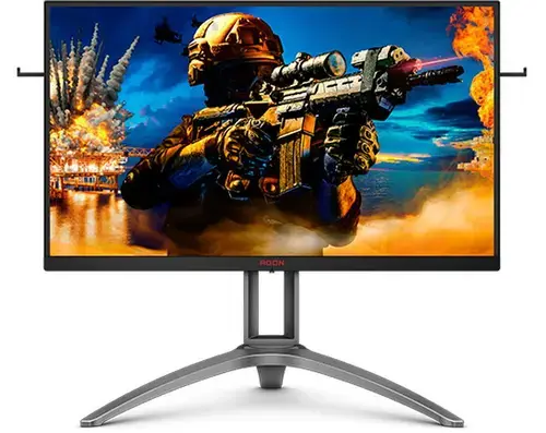 Monitor Gaming TN LED AOC 27inch AG273QZ, QHD (2560x1440), HDMI, DisplayPort, Boxe, Pivot, 240 Hz, 0.5 ms (Negru)