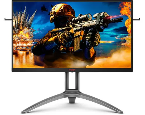 Monitor Gaming TN LED AOC 27inch AG273QZ, QHD (2560x1440), HDMI, DisplayPort, Boxe, Pivot, 240 Hz, 0.5 ms (Negru)