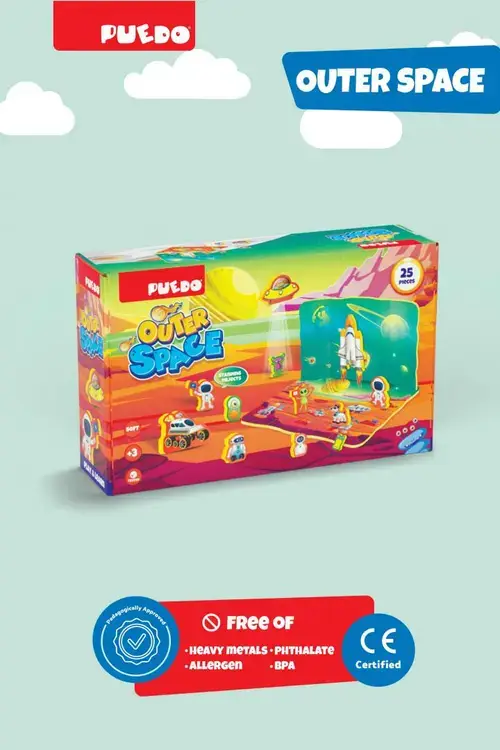 Puzzle spatiu cosmic, 25 piese