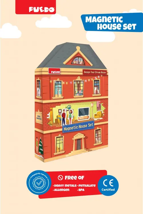 Joc magnetic Construieste casa