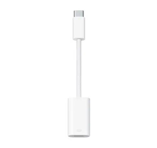 Adaptor Apple MUQX3ZM/A, USB-C - Lightning (Alb)