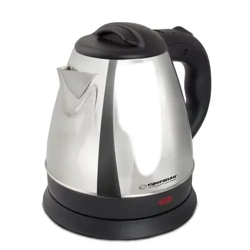 Fierbator, Esperanza EKK116S Spring, 1350W, 1L, Otel inoxidabil, Argint