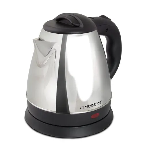 Fierbator, Esperanza EKK116S Spring, 1350W, 1L, Otel inoxidabil, Argint