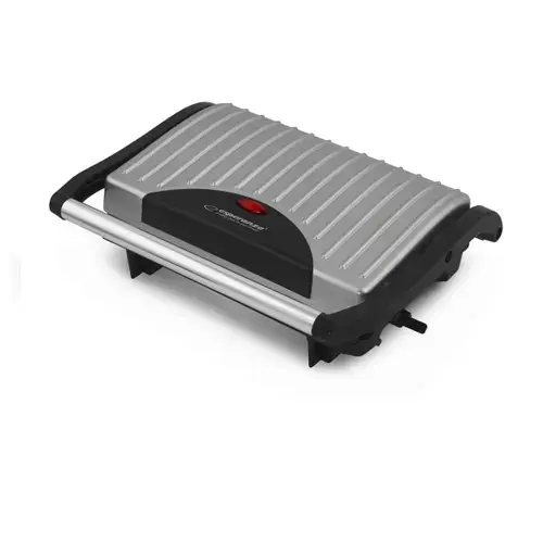 Gratar electric Esperanza PIZZAIOLA EKG005, 750 W (Argintiu)