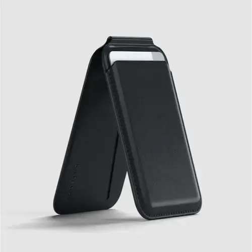 Card pocket, Satechi, Vegan-Piele Magnetic, Negru