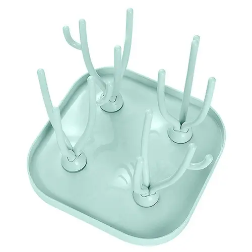 Suport pentru uscarea biberoanelor si accesoriilor Lorelli, Mint Green