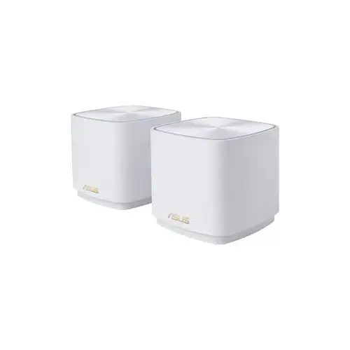 Sistem Wi-Fi ASUS ZenWiFi XD4 Plus (W-2-PK), AX1800, Dual-Band, acoperire 307m², Dual-Core CPU, 128MB/256MB Flash/RAM, Gigabit, AiProtection Classic, Traditional QoS, VPN server/client, IPTV, AiMesh, montare pe perete (Alb)