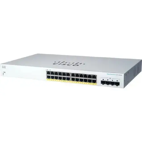 Switch Cisco CBS220-24P-4G-EU, 24 porturi