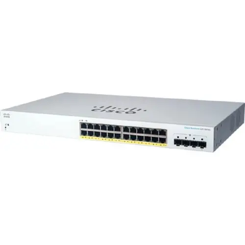 Switch Cisco CBS220-24P-4G-EU, 24 porturi