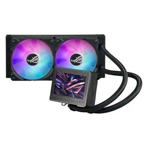 COOLER CPU AIO ASUS ROG RYUJIN III 240 ARGB, Racire cu lichid, Display LCD 3.5inch (Negru)