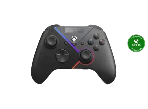 Controler ASUS ROG Raikiri, iluminare RGB si display (Negru/Gri)