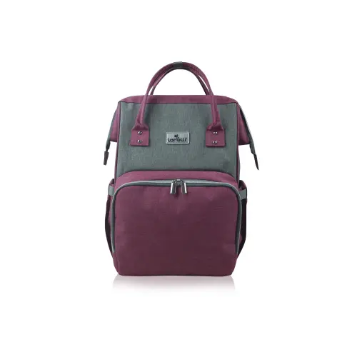 Rucsac accesorii bebelusi Lorelli Tina, multiple compartimente, Pink si Grey