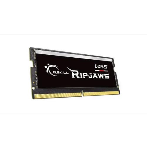 Memorie RAM pentru notebook, G.skill, 16 GB, 4800 MHz DDR5, Ripjaws CL34, F5-4800S3434A16GX1-RS