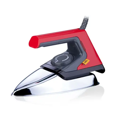 Fier de calcat uscat ETA ETA724690000, RETRO, 1000W, Negru/Rosu