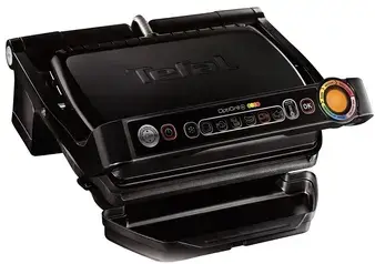 Gratar electric Tefal OptiGrill+ GC712834, 2000 W, 6 programe automate, Negru