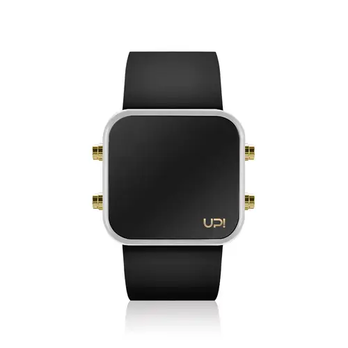 Ceas UpWatch LED MINI GOLD (Alb/Negru)