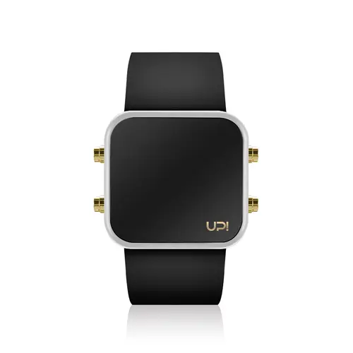 Ceas UpWatch LED MINI GOLD (Alb/Negru)