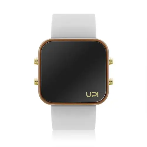 Ceas UpWatch LED GBROWN (Alb)