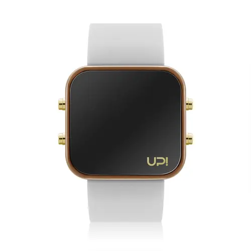 Ceas UpWatch LED GBROWN (Alb)