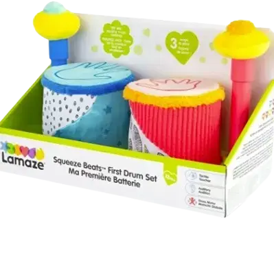 Jucarie Lamaze  Primul meu set de tobe