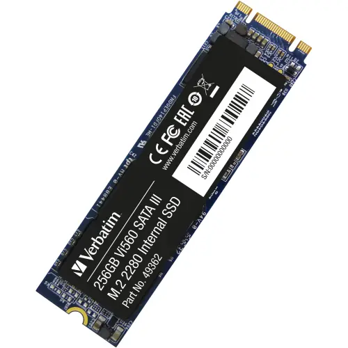 SSD Verbatim Vi560 S3, 256GB, SATA III, M.2. 2280