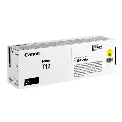 Toner Canon CRG-T12, 5.3k pagini, pentru Color imageCLASS X LBP1333C i-SENSYS X C1333i imageCLASS X C1333iF (Galben)