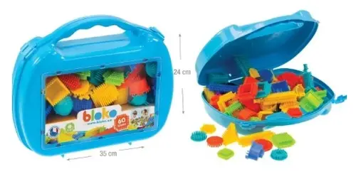 Geanta cu 60 piese de constructii