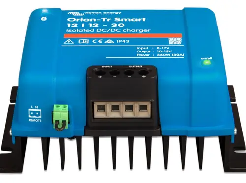 Convertor cu charger DC-DC Victron Energy Orion-Tr Smart Isolated 12/12-30, 360W (Albastru)