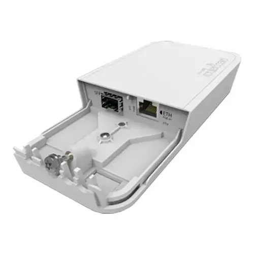 Convertor fibra-cupru Gigabit, carcasa de exterior, PoE in - Mikrotik RBFTC11