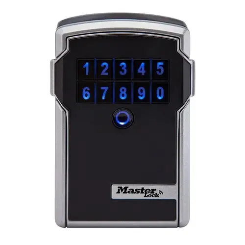 Seif de perete pentru chei Master Lock, Bluetooth, Negru
