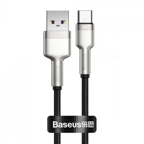 Cablu de date Baseus Cafule CAKF000001, 66 W, USB / USB Type-C, 0.25 m (Negru)
