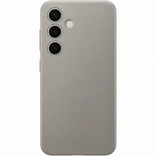 Husa de protectie Samsung Vegan Leather Case pentru Galaxy S24+, TAUPE