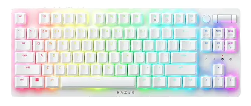 Tastatura Gaming Razer Deathstalker V2 Pro Wireless, Tenkeyless, RGB, Layout US (Alb)
