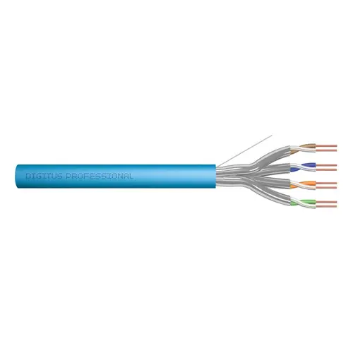 Cablu de retea, Digitus, CAT6A, U-FTP, 305 m, Albastru DK-1623-A-VH-305