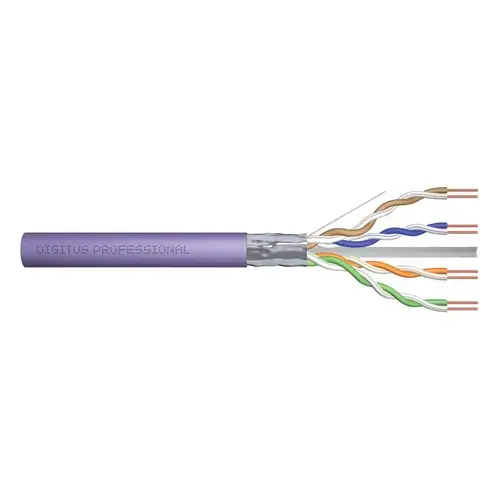 Cablu de instalare, Digitus, CAT6 F-UTP, 305m, Violet