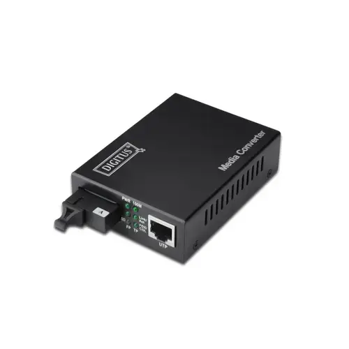 Convertor media BiDi, Digitus, Gigabit Ethernet monomod DN-82122
