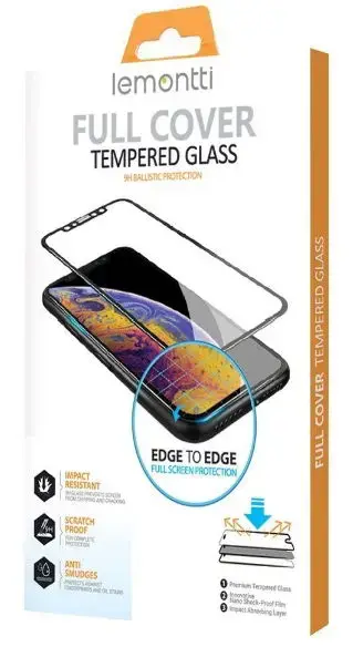 Folie Protectie Sticla Temperata Lemontti Full Fit LEMFSFFA325GBK pentru Samsung Galaxy A32 5G (Transparent/Negru)