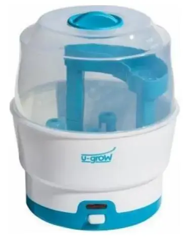 Sterilizator U-Grow El 6 Biberoane, 500W (Alb-Albastru)