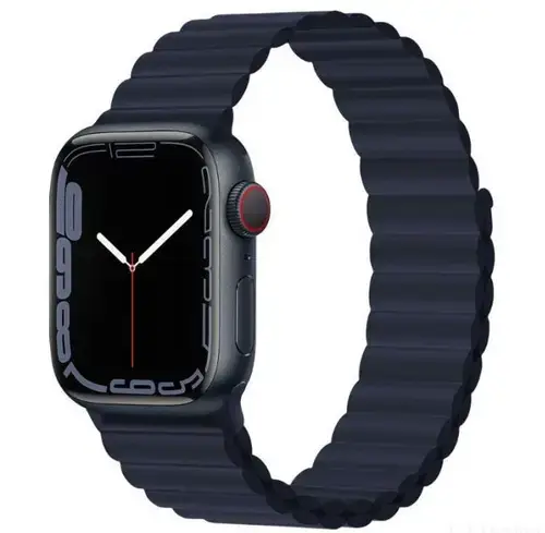 Curea smartwatch Devia Deluxe Series Sport 3 pentru Apple Watch 42 mm / 44 mm / 45 mm (Indigo)