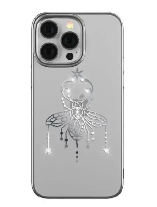Protectie Spate Devia Summer Series Protective pentru Apple iPhone 14 Pro (Argintiu)