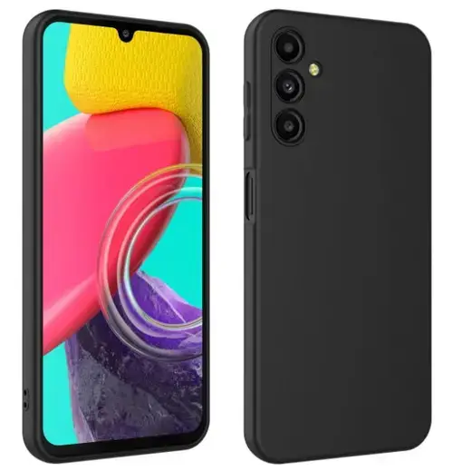 Husa Protectie Spate Lemontti Soft Slim pentru Samsung Galaxy A14 5G (Negru)
