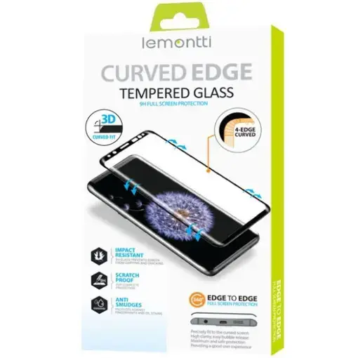 Folie Protectie Lemontti LEMFSCSGS23UN, Sticla Curbata 3D, pentru Samsung Galaxy S23 Ultra
