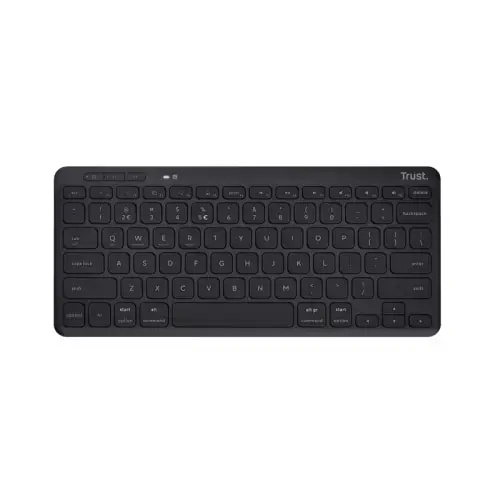 Tastatura Wireless Trust Lyra, USB Wireless/Bluetooth, Negru