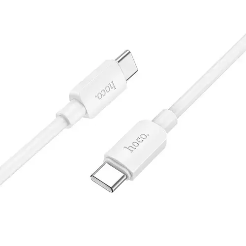 Cablu Date si Incarcare USB-C - USB-C HOCO X96, 60W, 1m, Alb