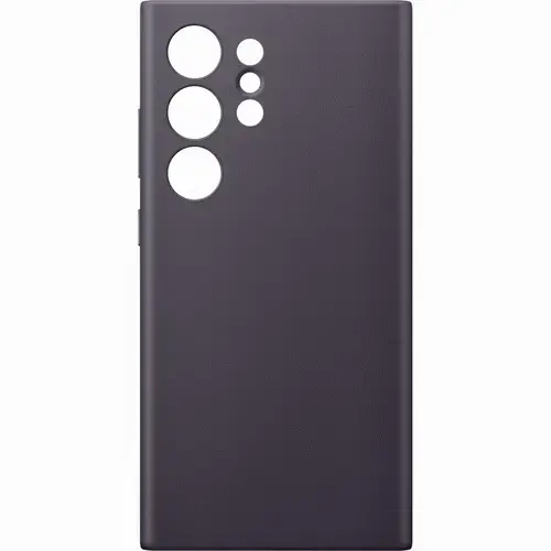 Husa Protectie Spate Samsung GP-FPS928HCAVW, din piele vegana, pentru Samsung Galaxy 24 Ultra (Negru)