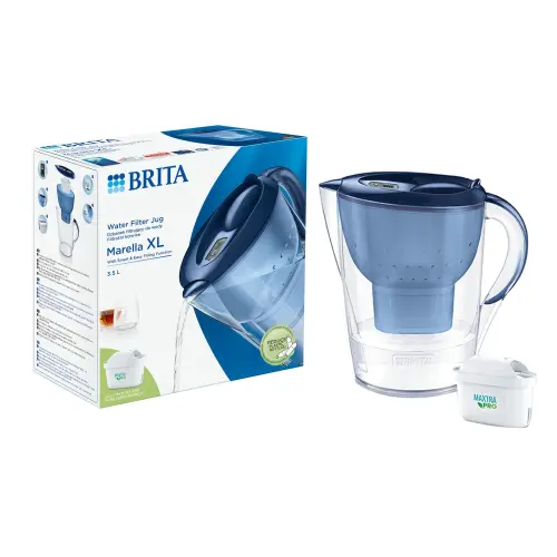 Cana filtranta BRITA Marella XL Maxtra PRO, 3.5 L (Albastru)
